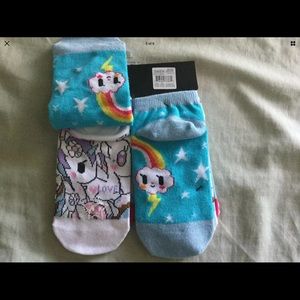 TOKIDOKI NEON STAR KIDS SOCKS LOW CUT SIZE 7-8.5